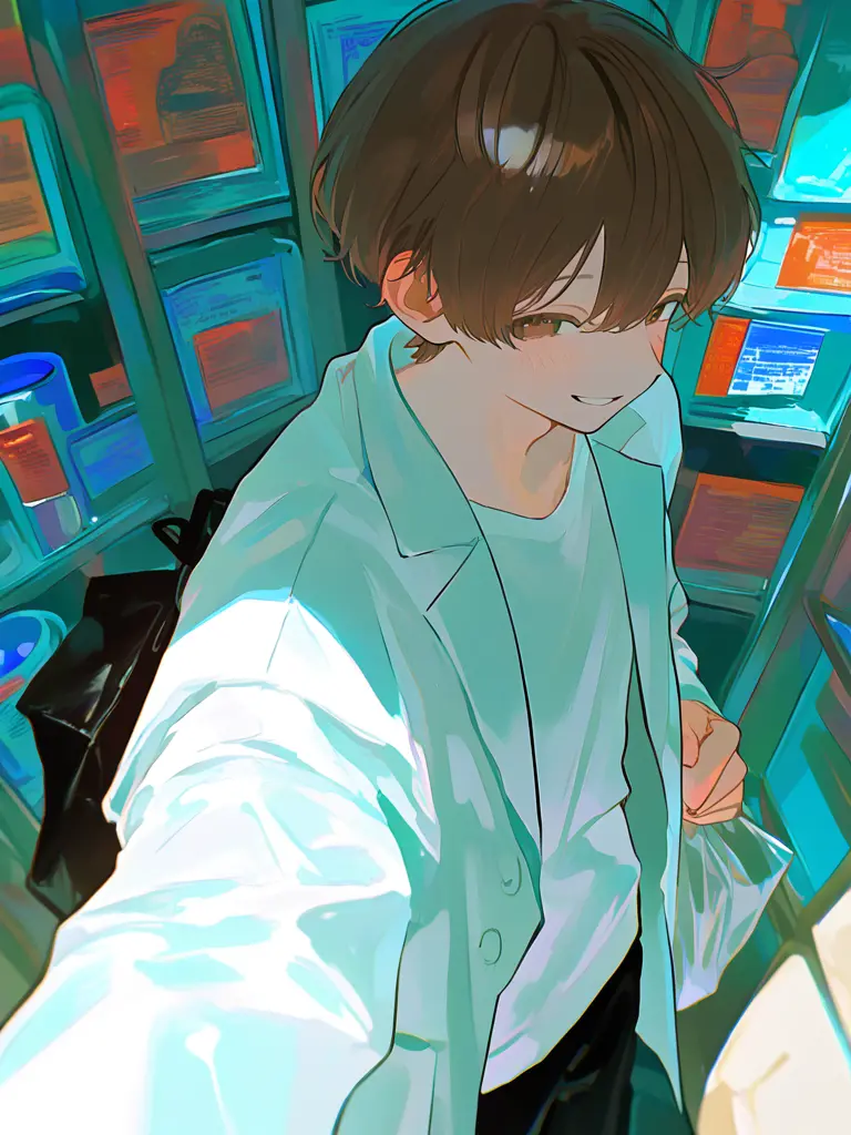 wokamekuki의 にこにこ同僚くん