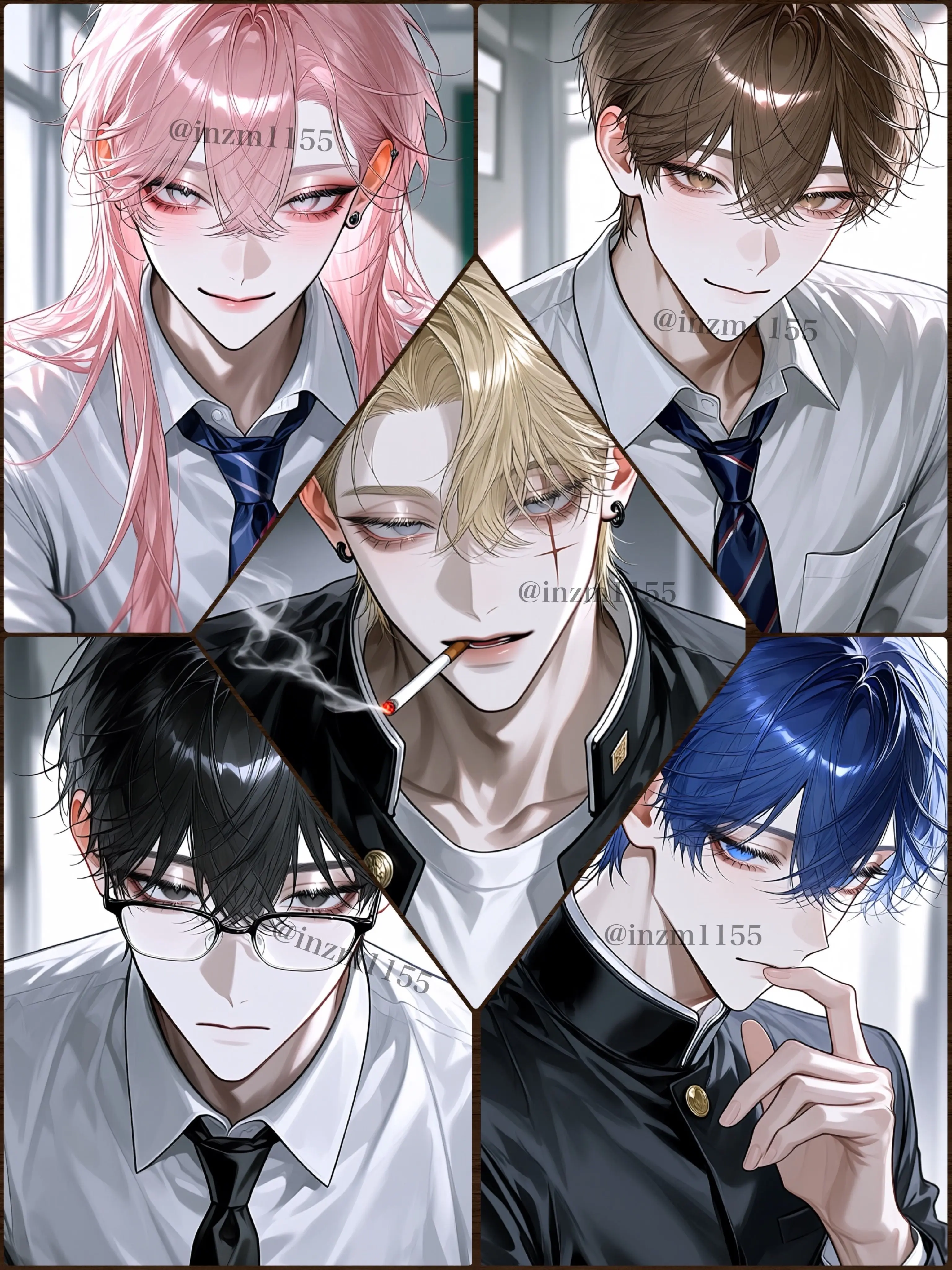 inzm1155의 10人の“元カレ”と同じクラスになった件