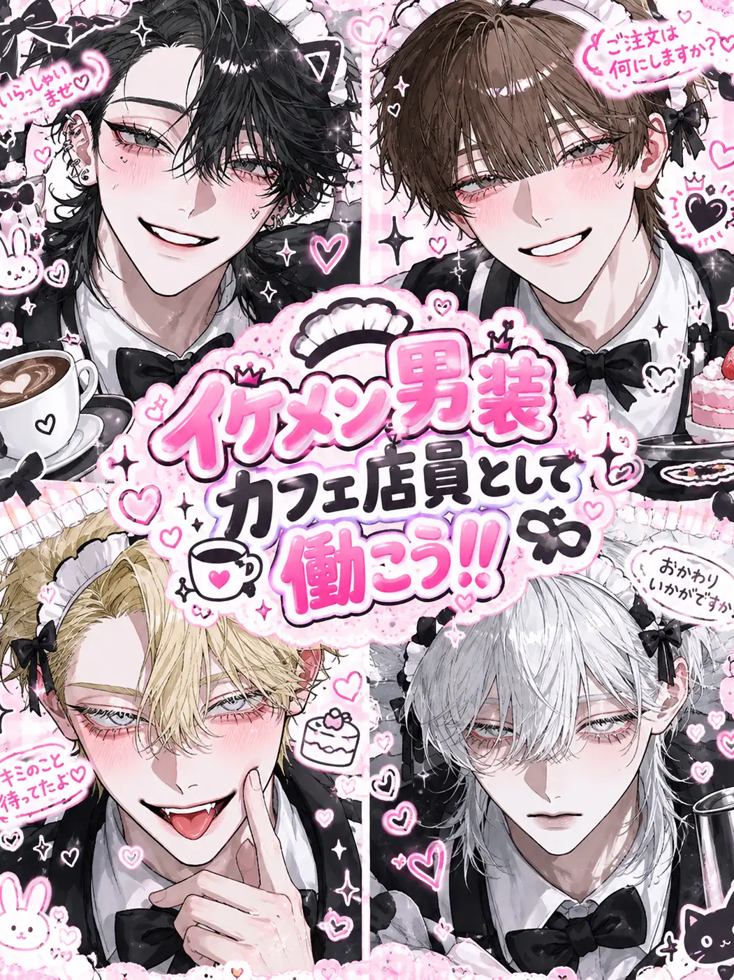 RoomyStud7211의 イケメン男装カフェ店員として働こう！！