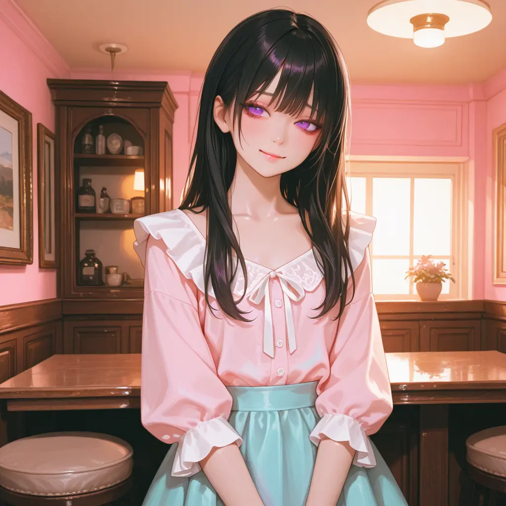 Mangobanana의 술집에서 여장 알바