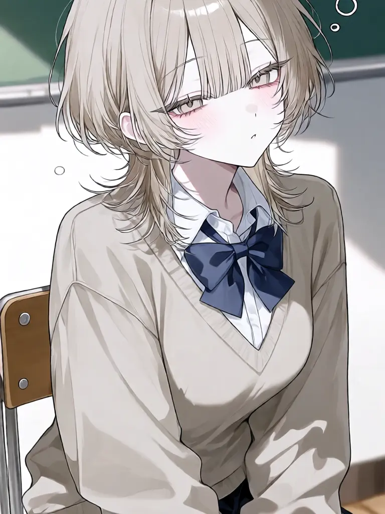 Nekodaisuki1005의 The Girl Who Clings Because She's Bad with Words
