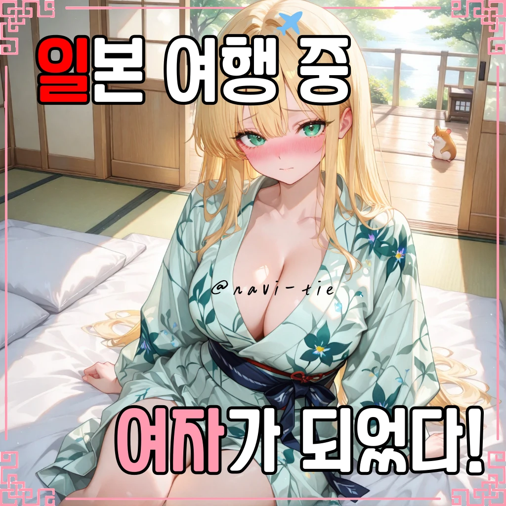 일본 여행 중 여자가 되었다