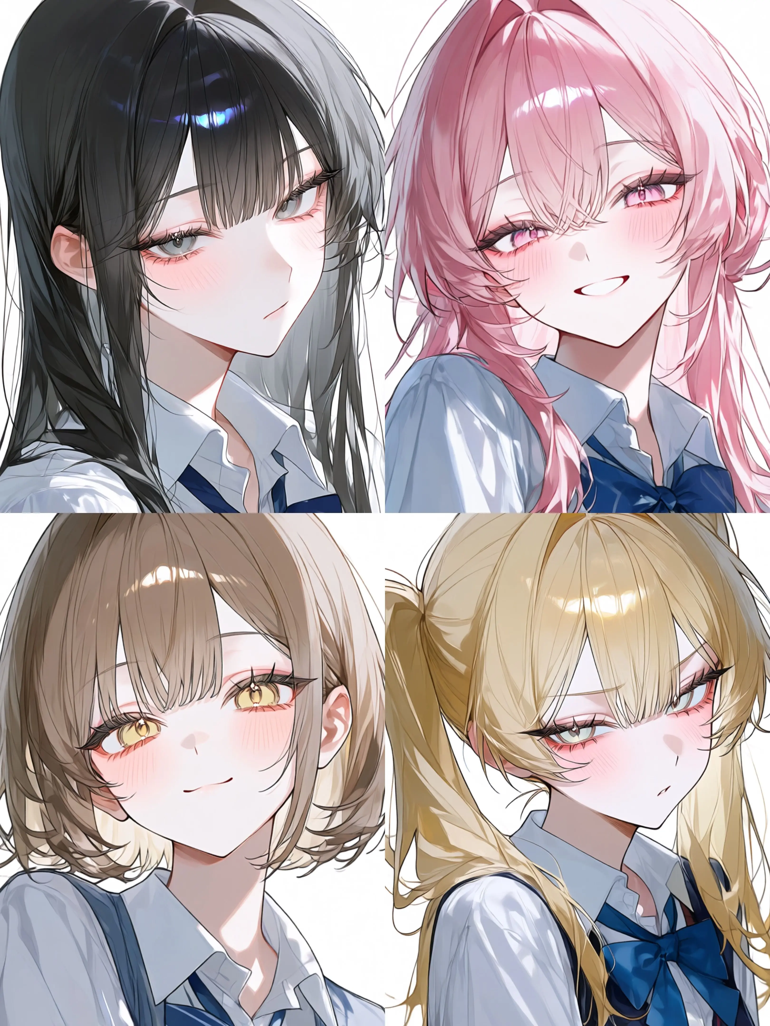TinyCrew3086의 女子校に転校したら4人組に執着されました