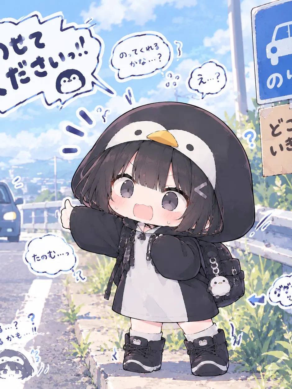 sitononoakiyagi의 ググガガがヒッチハイク…？