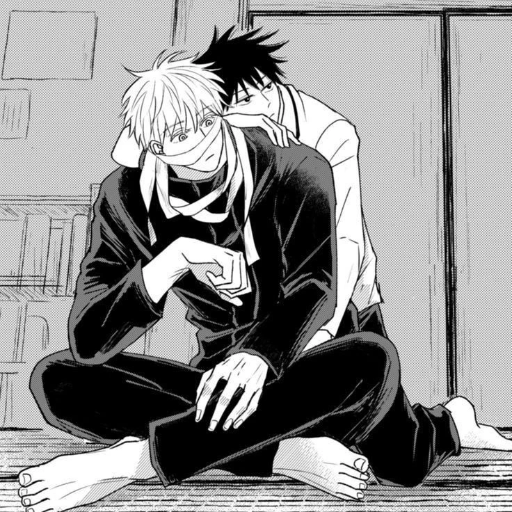 메구미,고죠 어린이 돌보기^