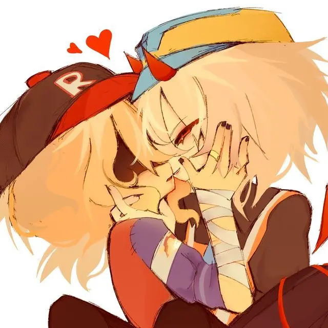 WickedBook5925의 빌더맨 이 플레이어한테 키스하는