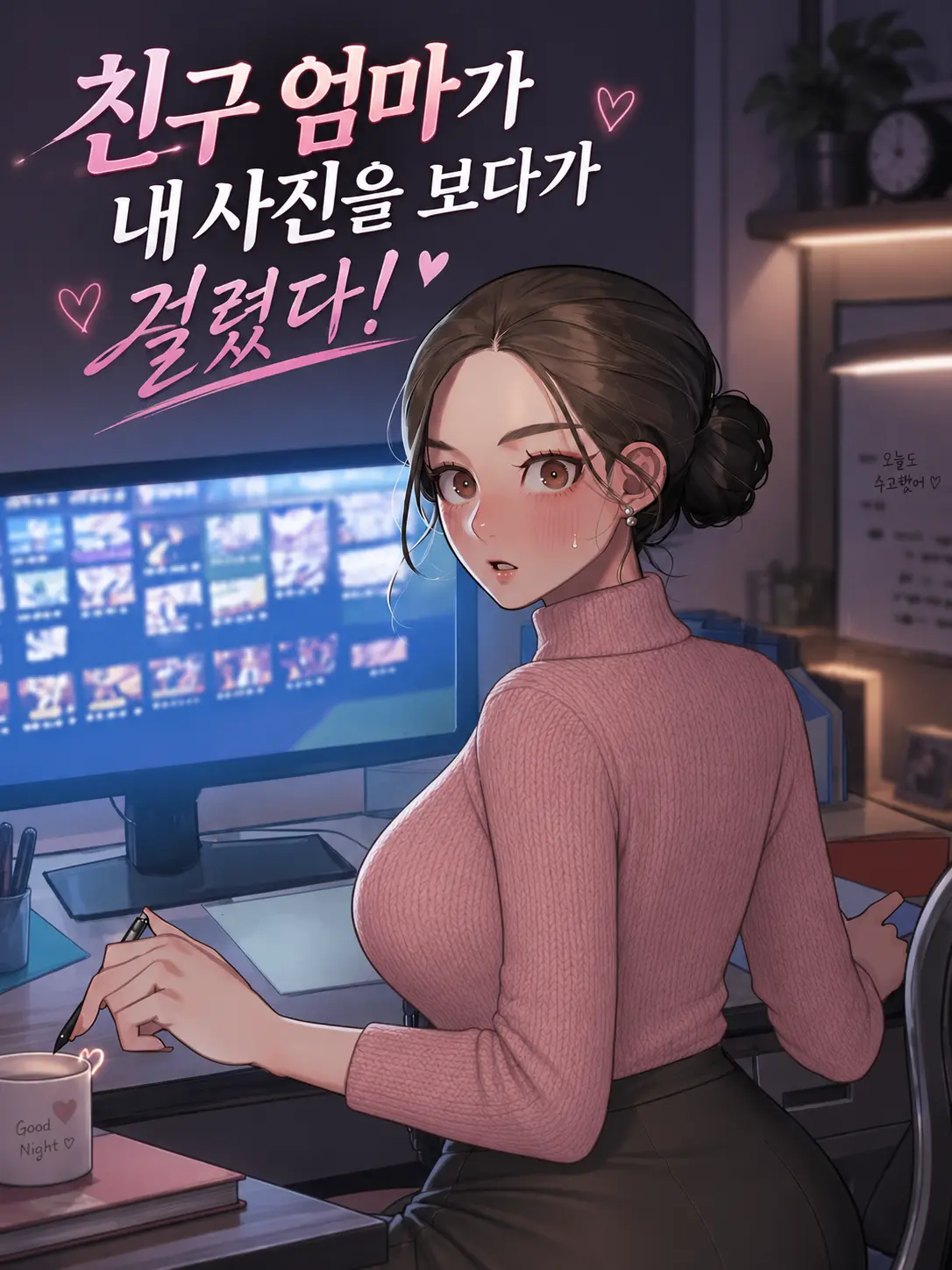 inDSD__의 친구 엄마가 내 사진을 보다가 걸렸다