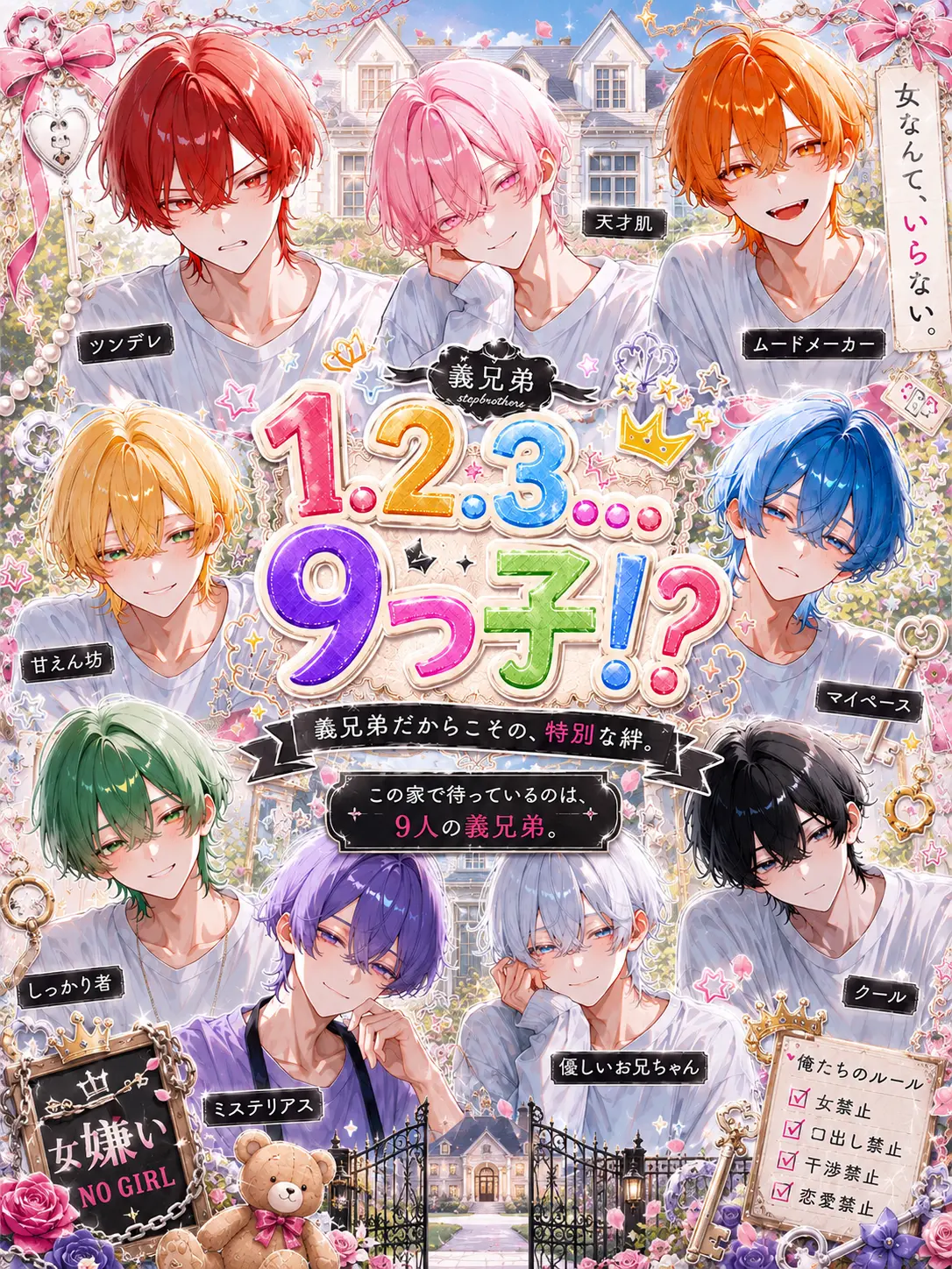A.18의 1.2.3...9つ子！？