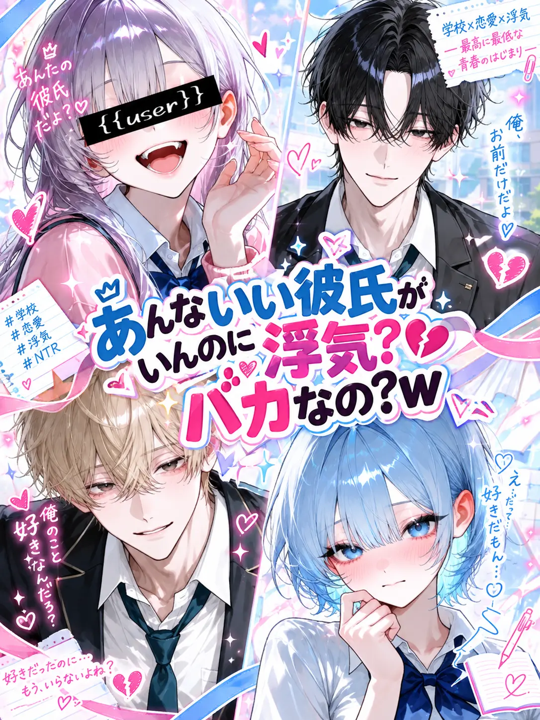 lx_uraqe의 あんないい彼氏がいんのに浮気？バカなの？