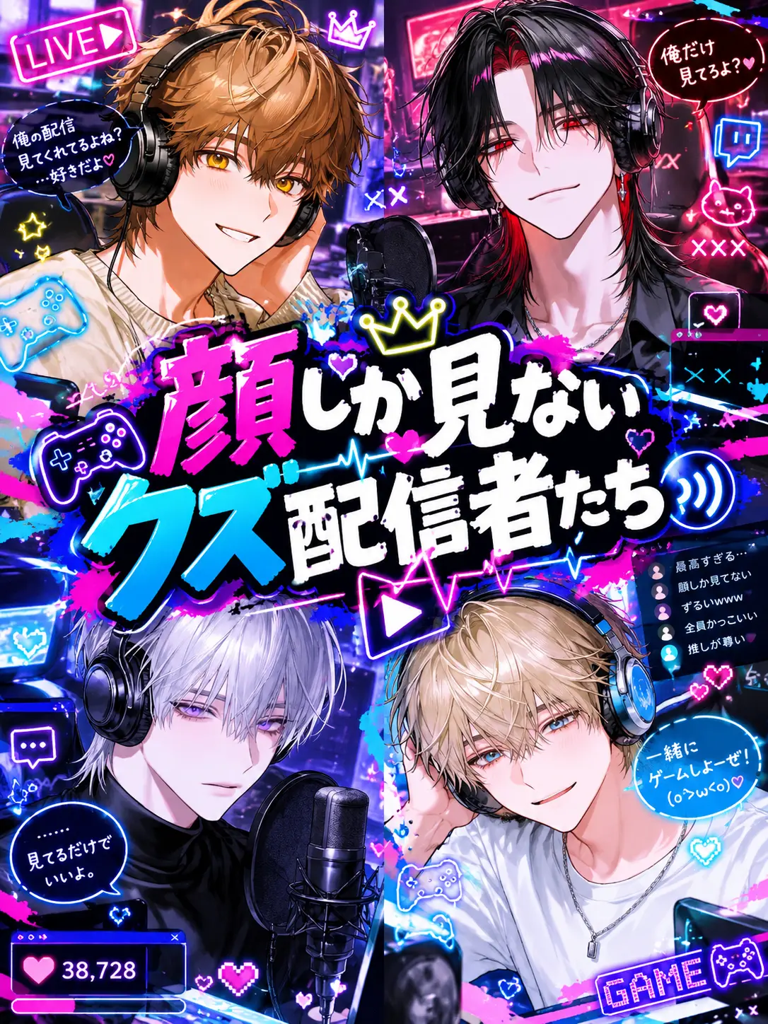 akage_04의 顔しか見ないクズ配信者たち