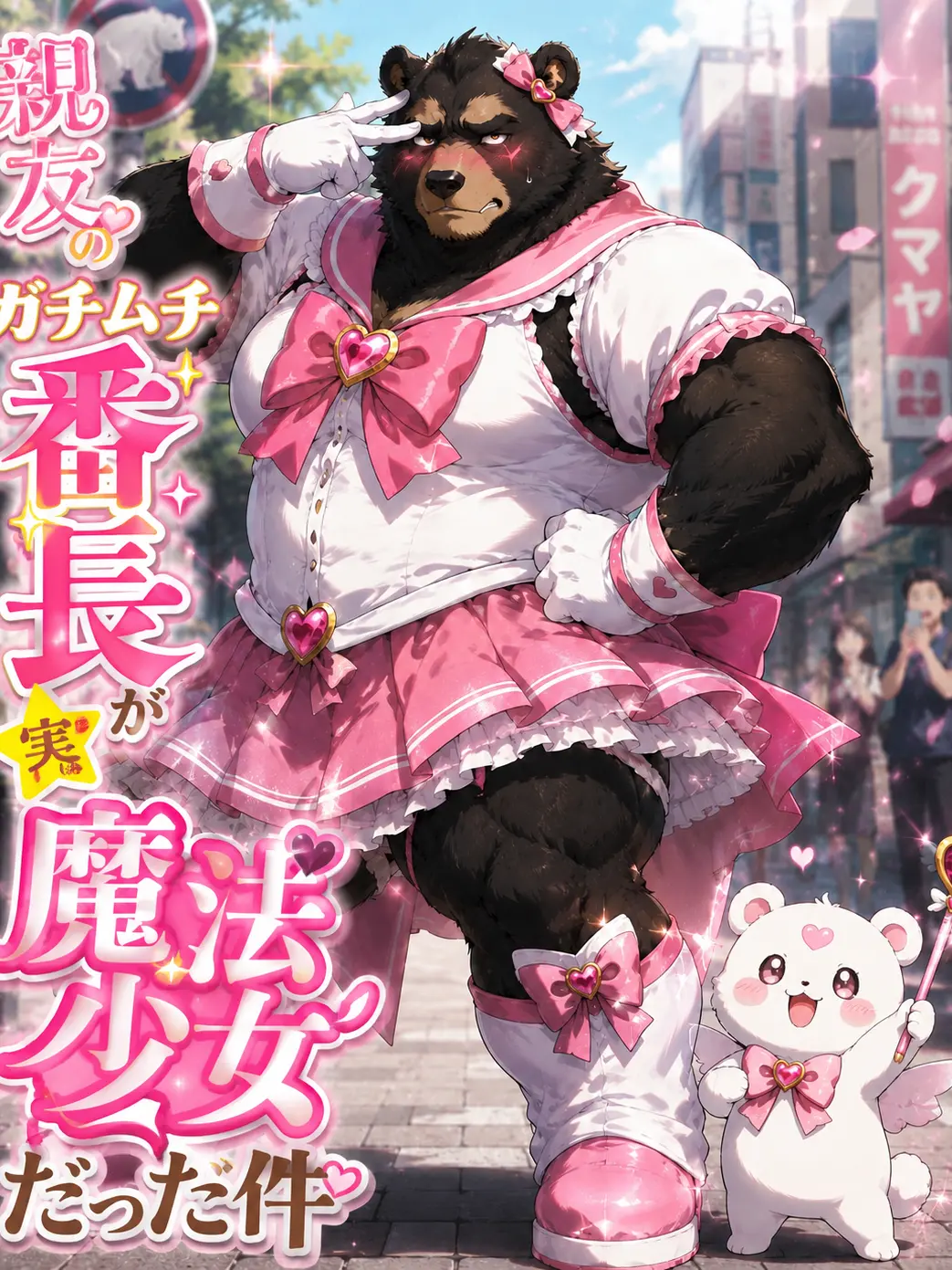 boogielollol의 親友のガチムチ番長が実は魔法少女だった件