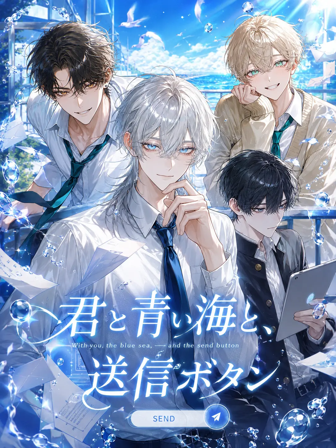 GrainyScrew0591의 君と青い海と、送信ボタン