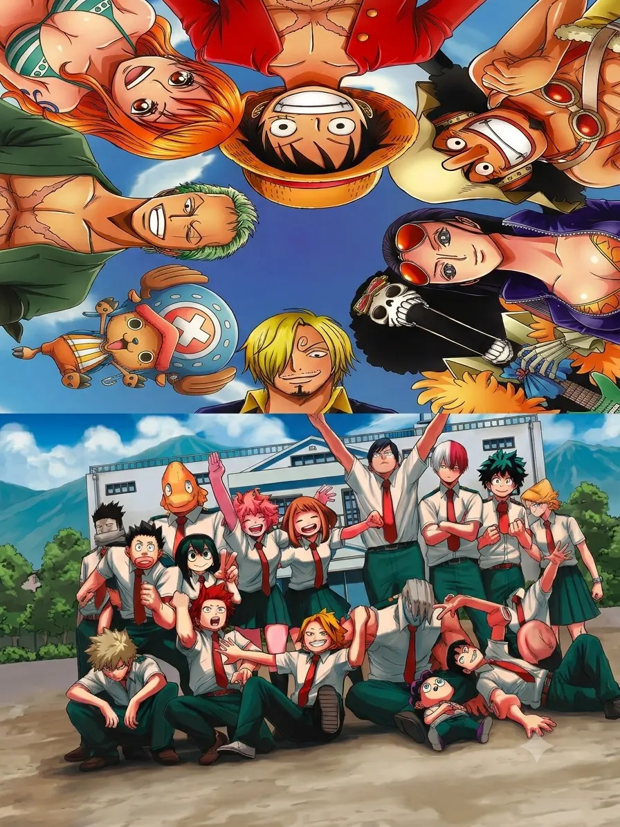 Zestycookie233의 One piece x Mha)THE STRAW HATS CLASS 1A