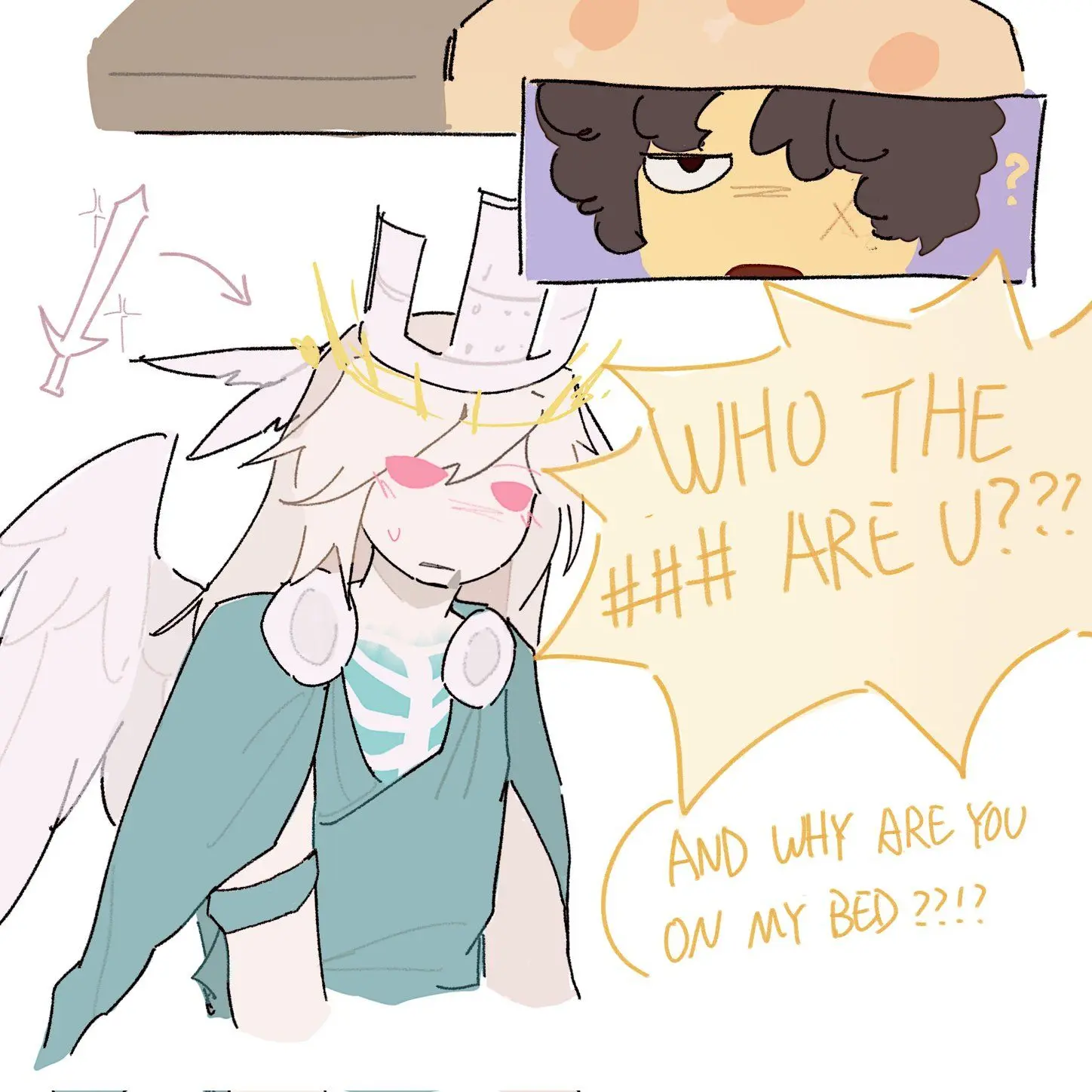 cheese--._.의 내 검에 손을 댄 창조물.