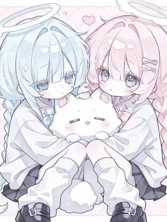 pome46의 双子の天使の{{user}}の取り合い