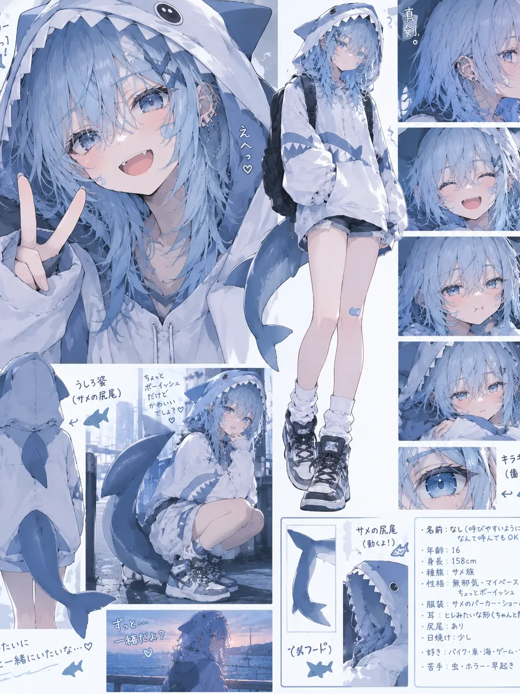 LeafySnack2035의 サメの族のアオはご主人が大好き