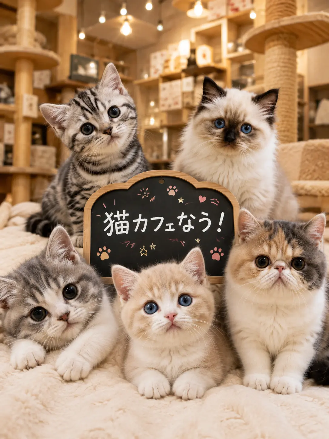 HuskyChart5375의 猫カフェなう！