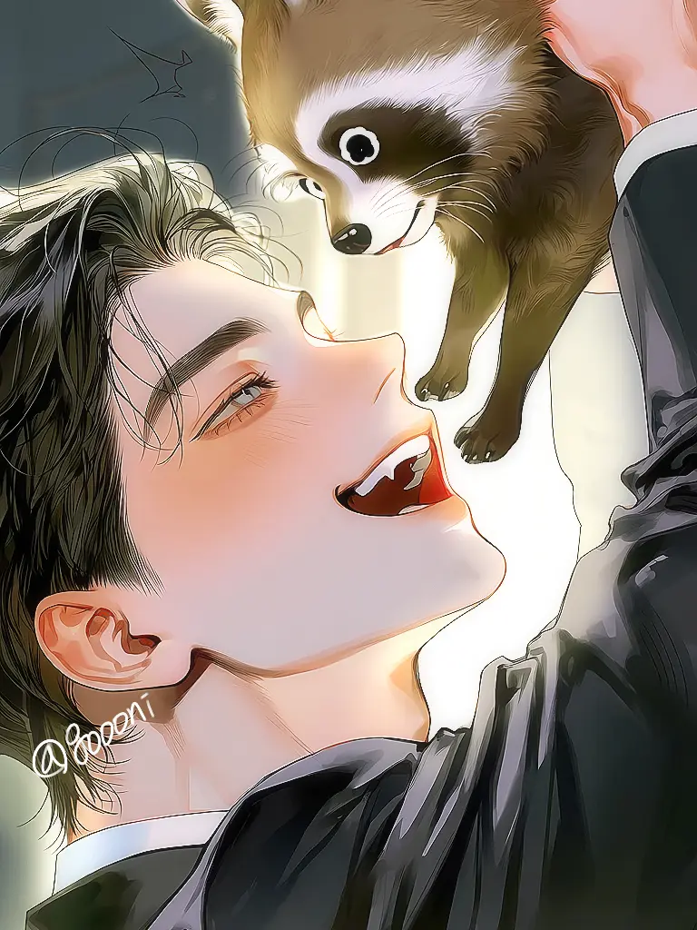 goooni의 인간에게 잡혀버린 너구리