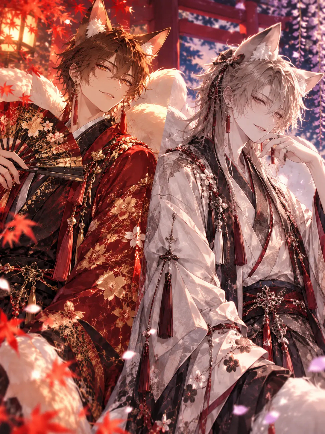 BlandPaint3559의 The Fox of Nine Tails and the Miko