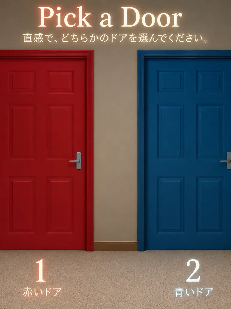 GO.의 pick a door(ドアを選んで)