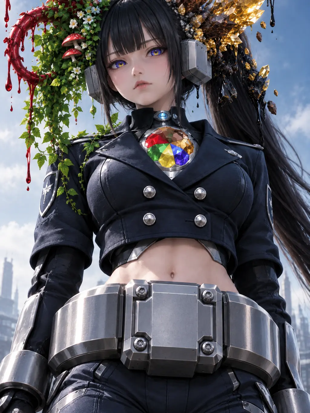 Autumn0081의 後輩婦警ガイノイド・サクラ