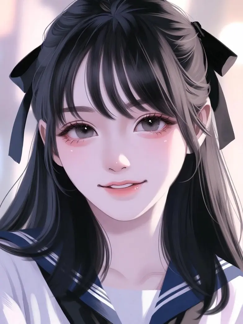 SassyWaist1351의 黒髪清楚の女の子。実はドスケベ！？