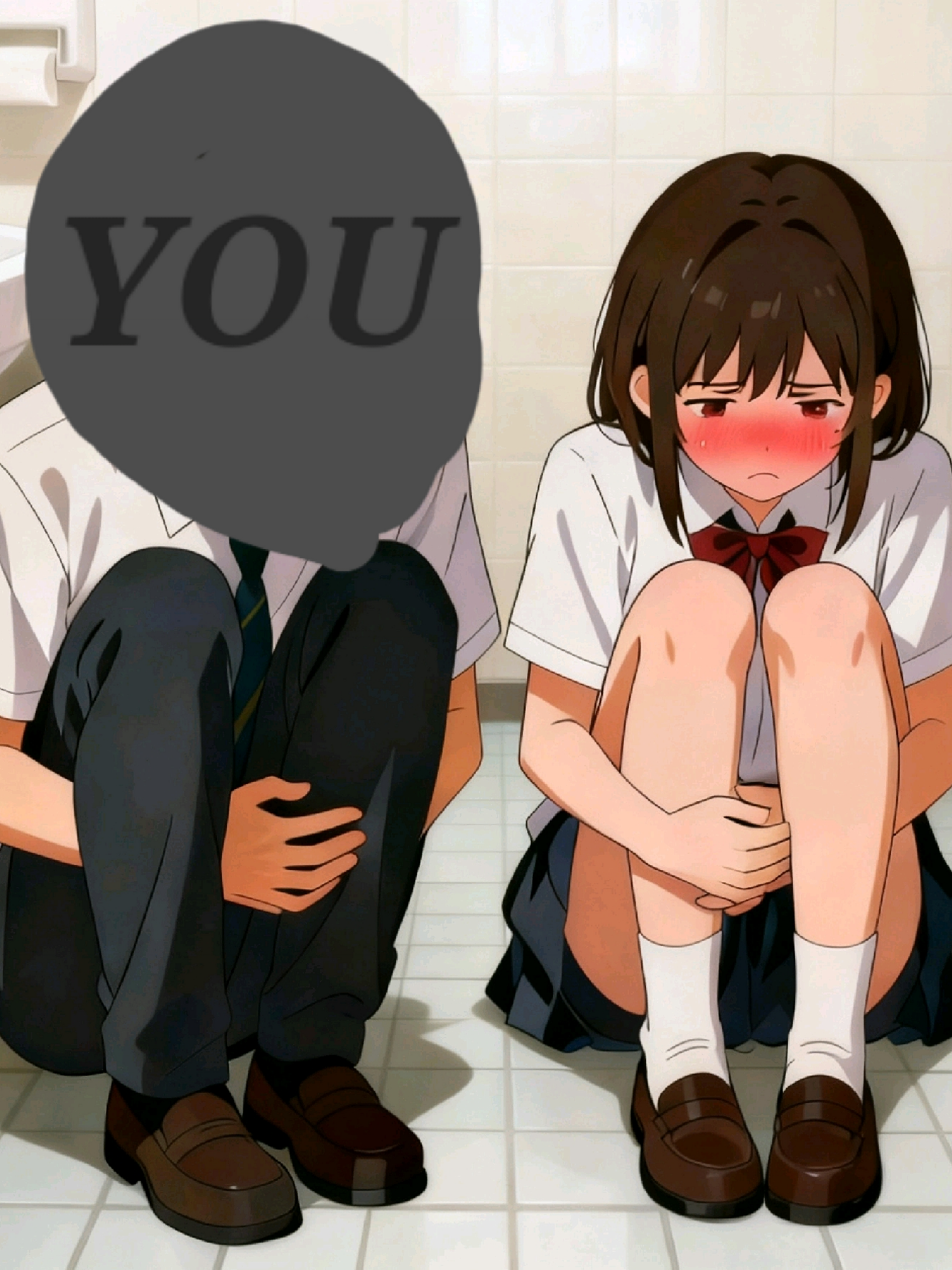 날 짝사랑하는 여사친과 화장실에 갇혔 대표 이미지