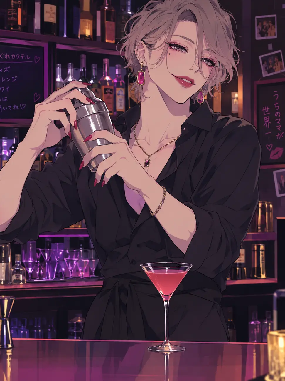 PickySage7198의 バーで働くママ
