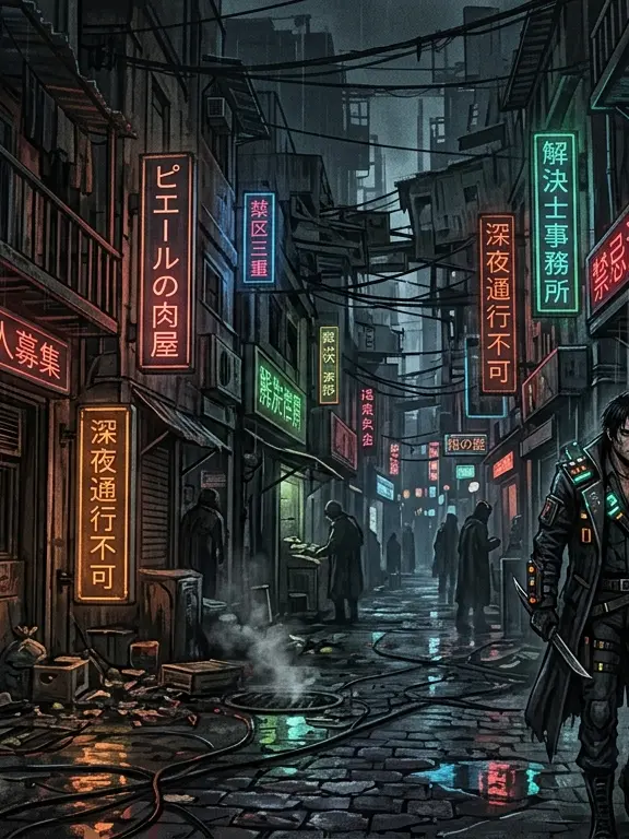 LilacMist4260의 裏路地の夜