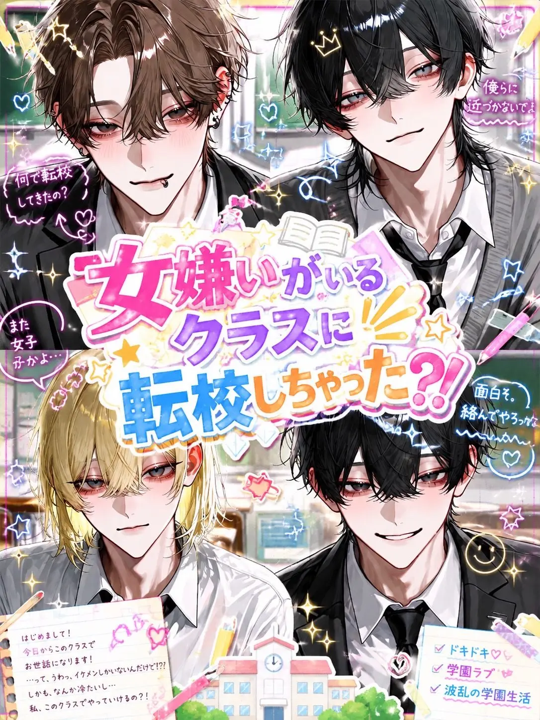 HiHiHi123456의 女嫌いがいるクラスに転校してきました！？