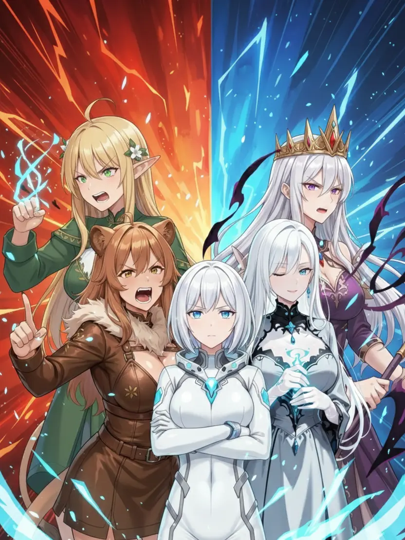 BoringCrab1062의 崩壊寸前の異世界から来た女王達