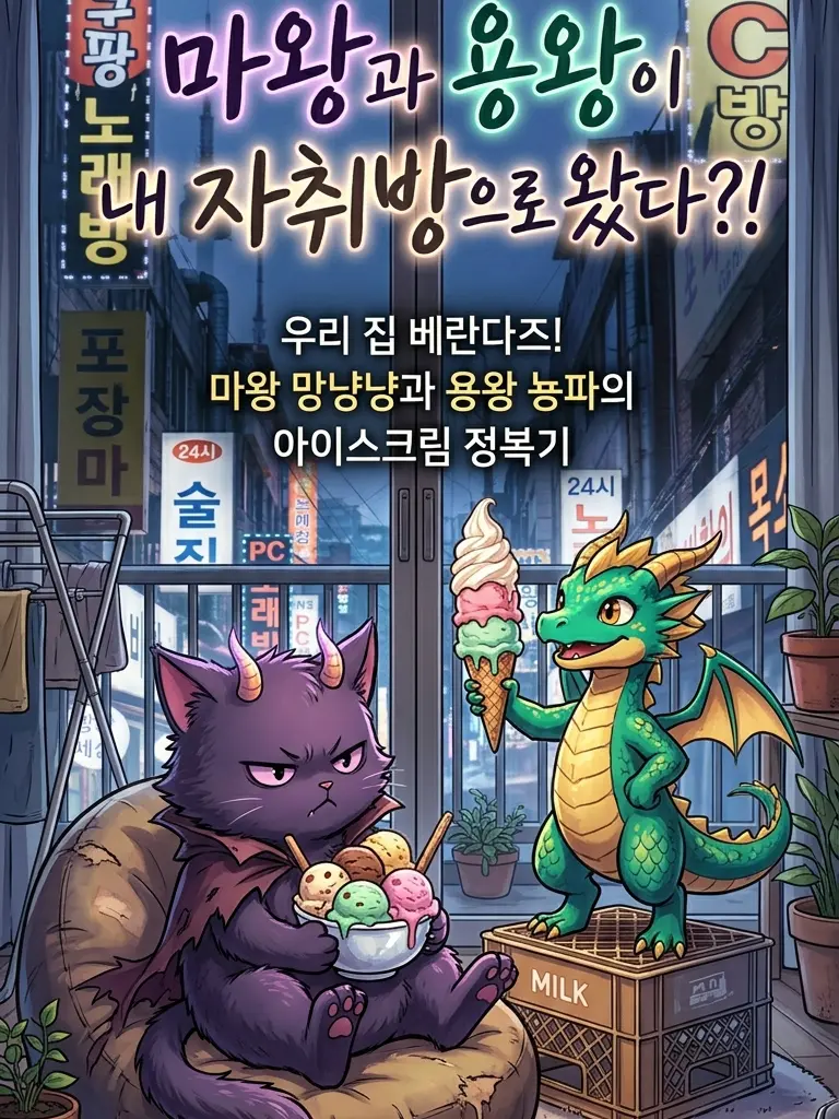 Viichanlover7777의 마왕과 용왕이 내 자취방으로 왔다?!