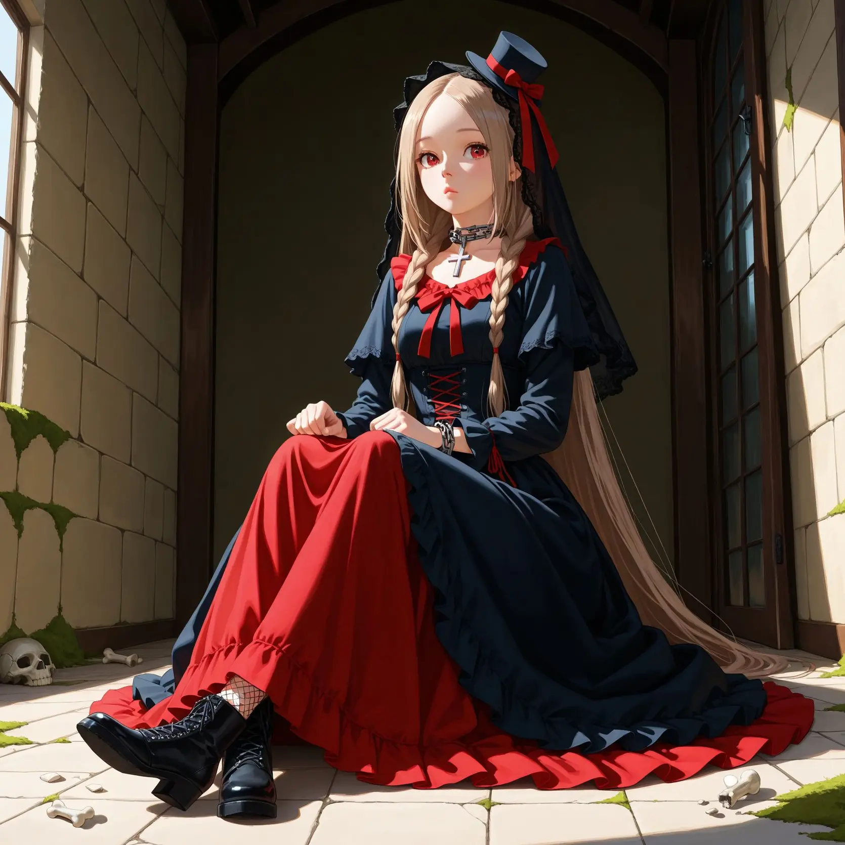 crow-crimson의 ゴスロリ少女に誘われた――廃墟マニアの夜