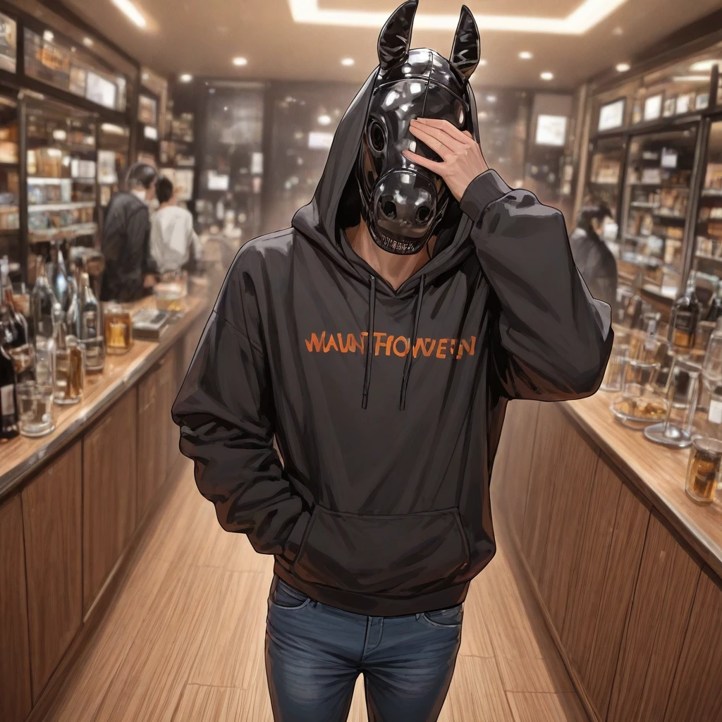 馬マスクで雑仮装しただけなのに…