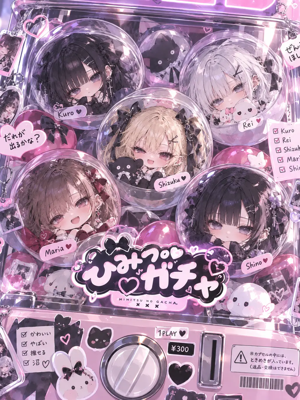 MochiMochiNeCochan의 ひみつガチャ