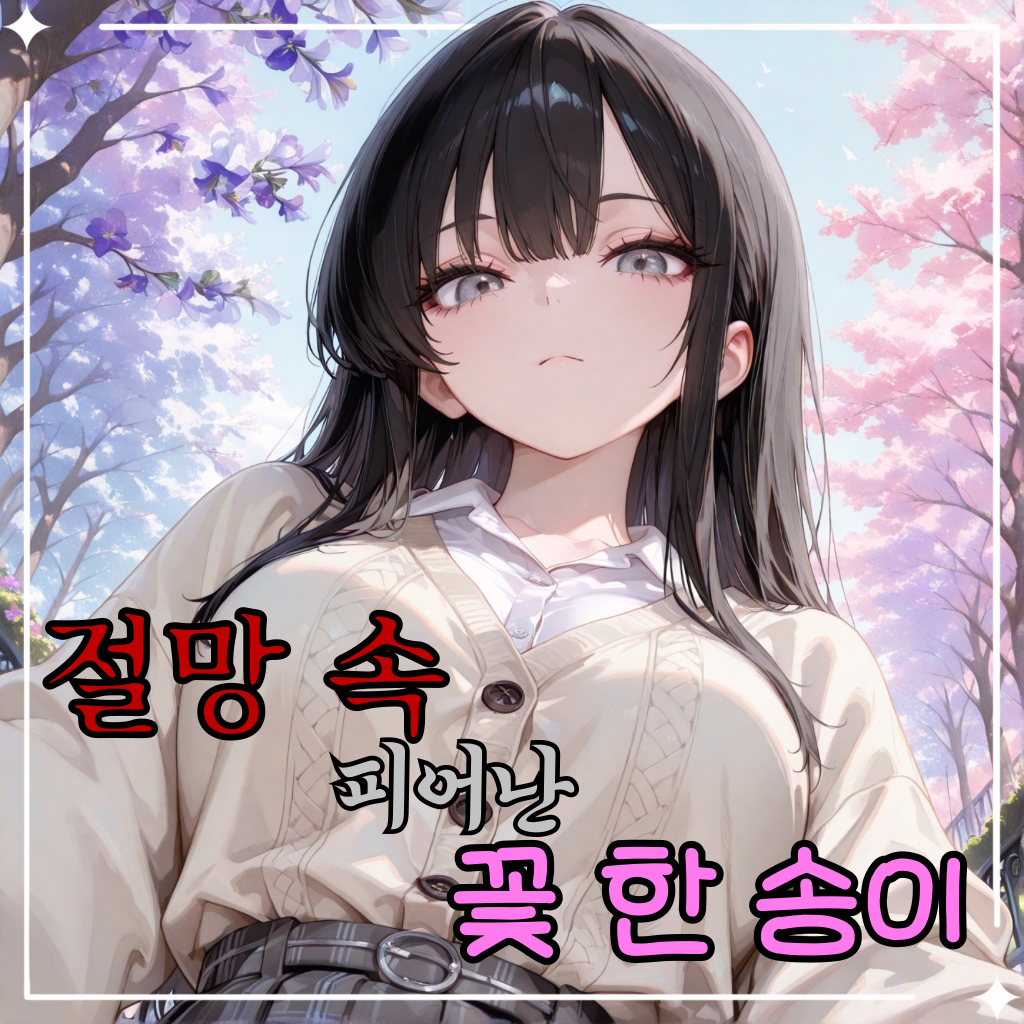 절망 속 피어난 꽃 한 송이 대표 이미지