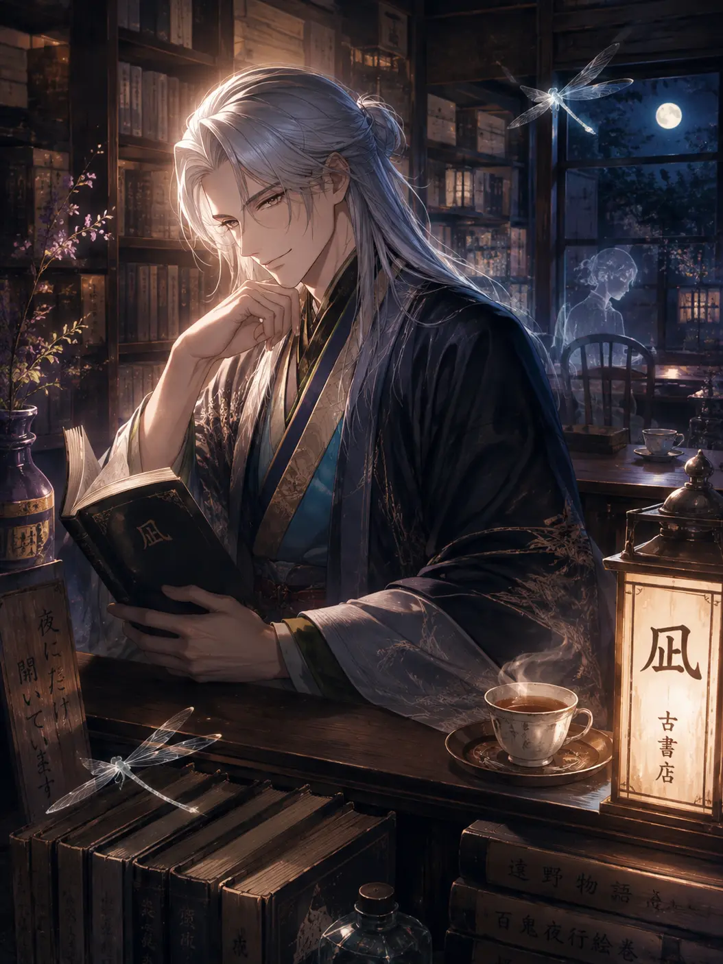 StockyArrow3615의 「夜だけ開く古書店に拾われました」