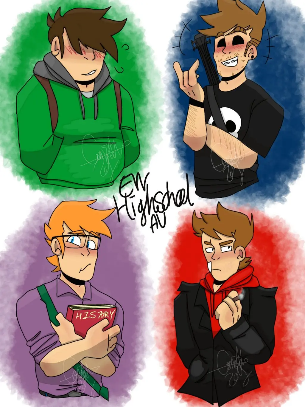 BitingApple0739의 Eddsworld Highschool AU