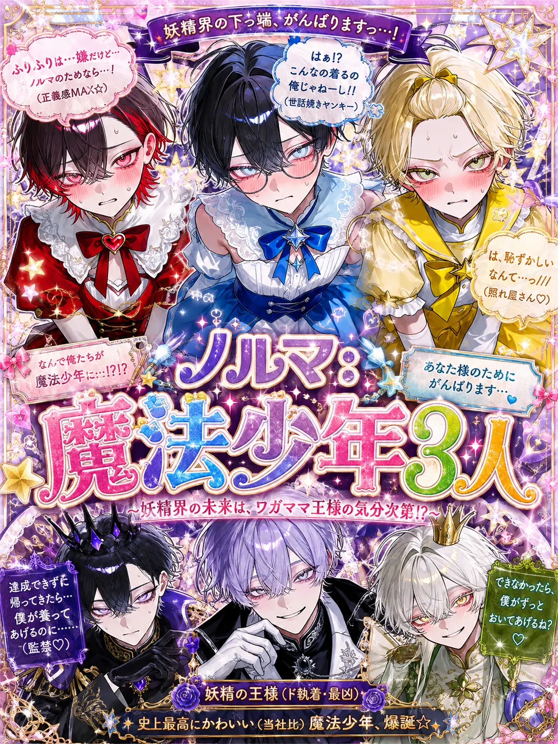satoimo_korokke의 ノルマ：魔法少年3人