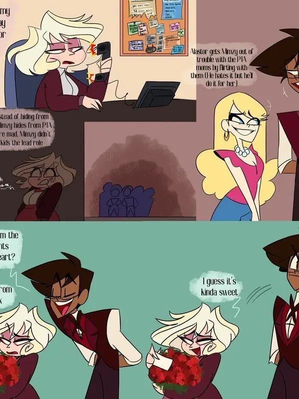 Ashy_ash.의 Hazbin hotel—highschool au