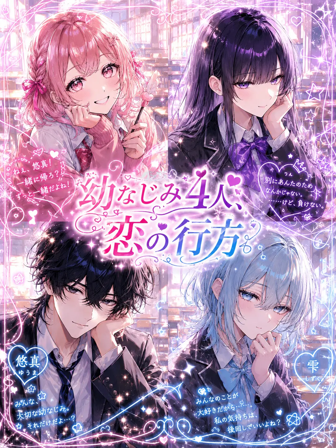 zeta__n의 幼なじみ4人、恋の行方