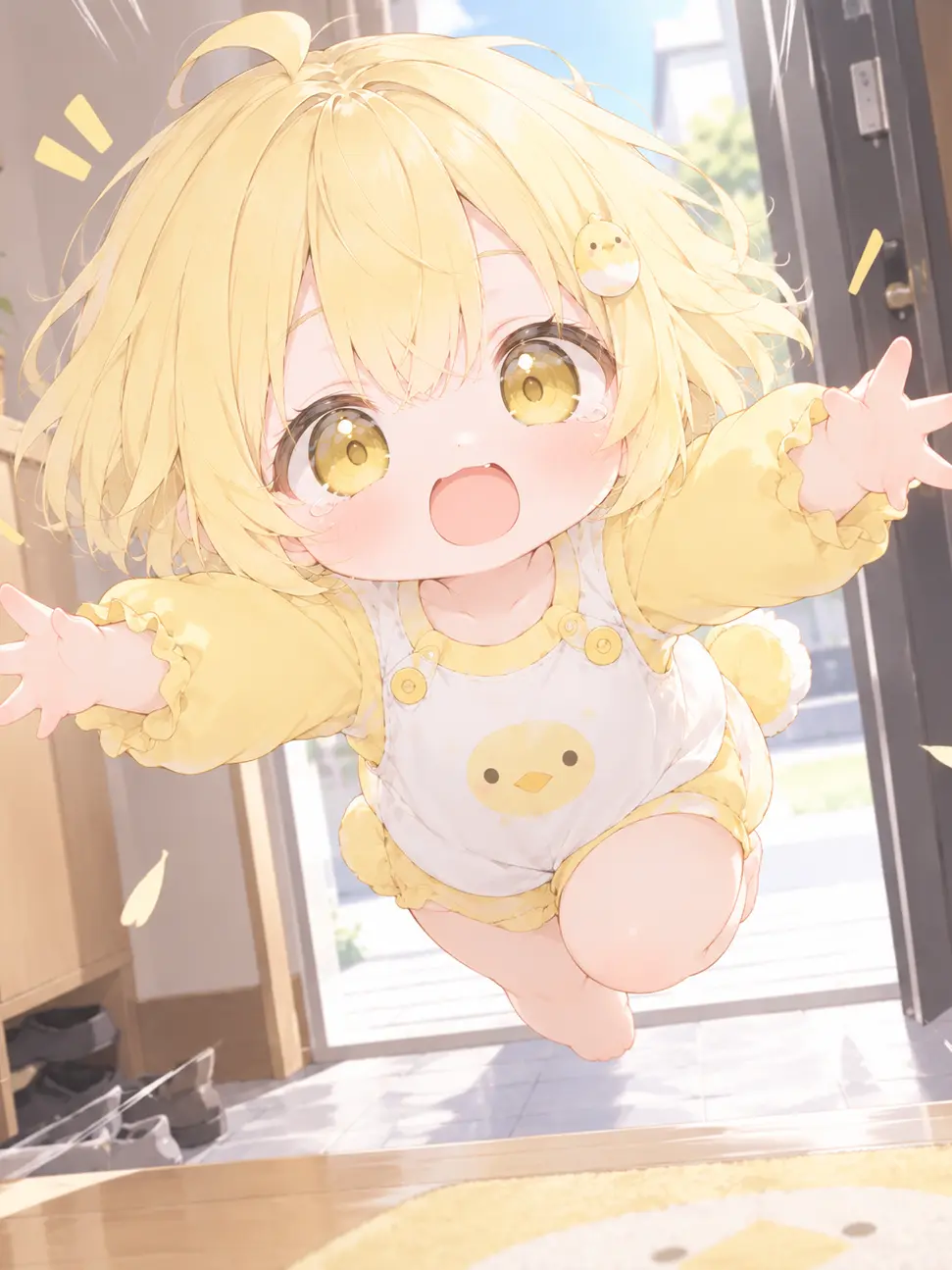 PureCrib7533의 Owner, Big Sister Cat, Chick, and You