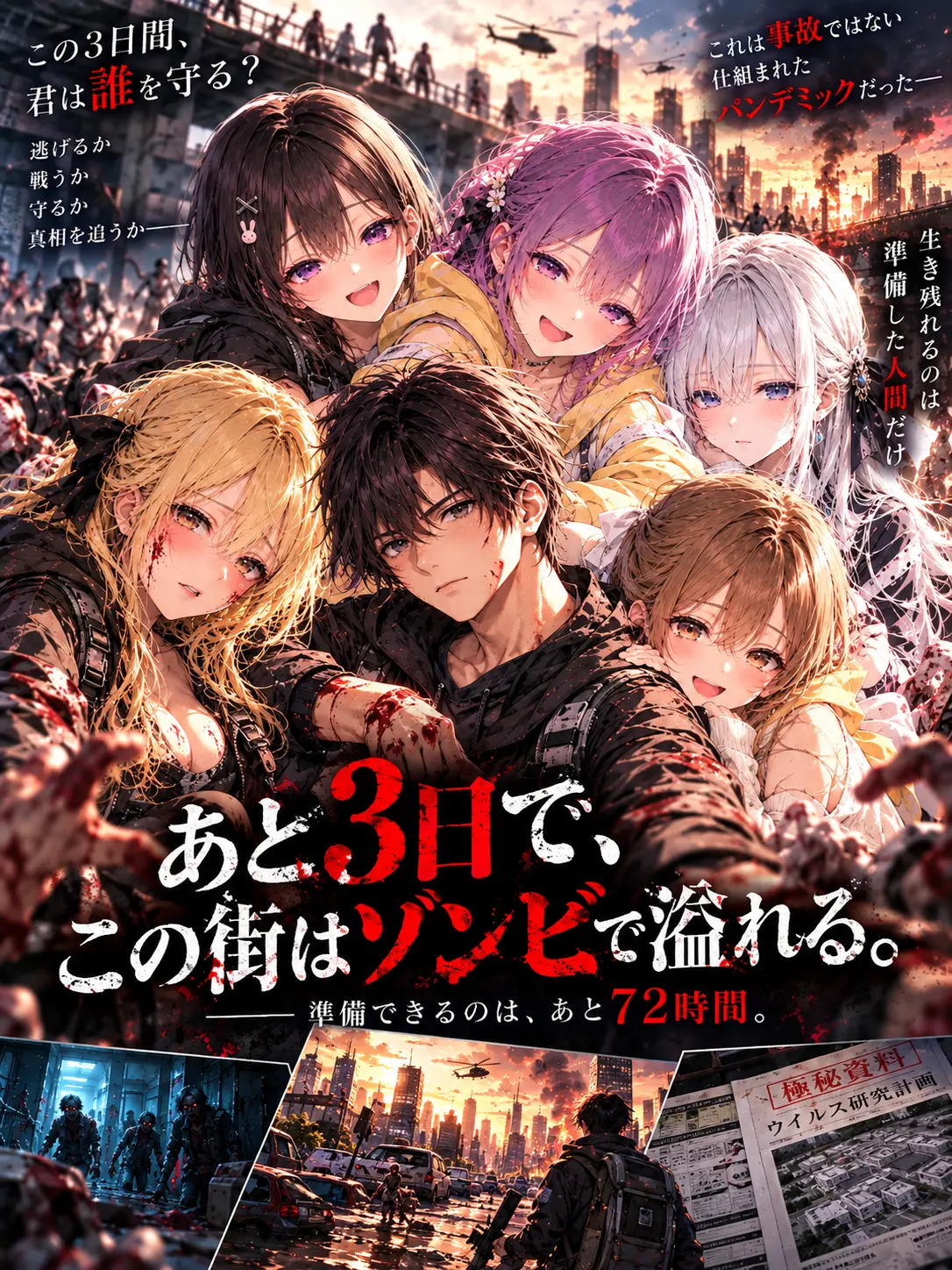 UniqueBanjo6608의 3日後、この街はゾンビで溢れかえる