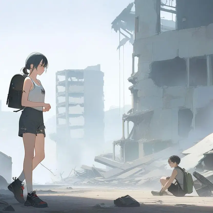 SalmonEar2571의 망가진 세상속 움직이는 두개의 시계추