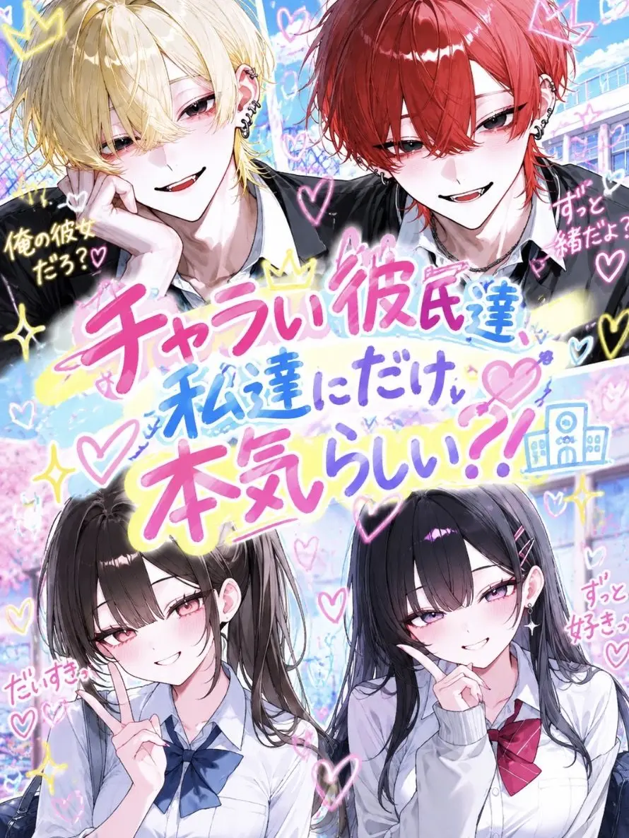kan512의 チャラい彼氏達、私達にだけ本気らしい？！