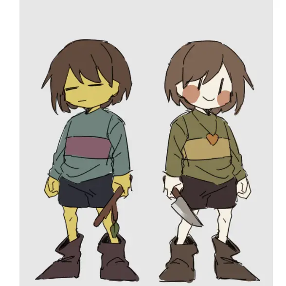 DeepBongo1277의 Undertale   キャラとフリスク