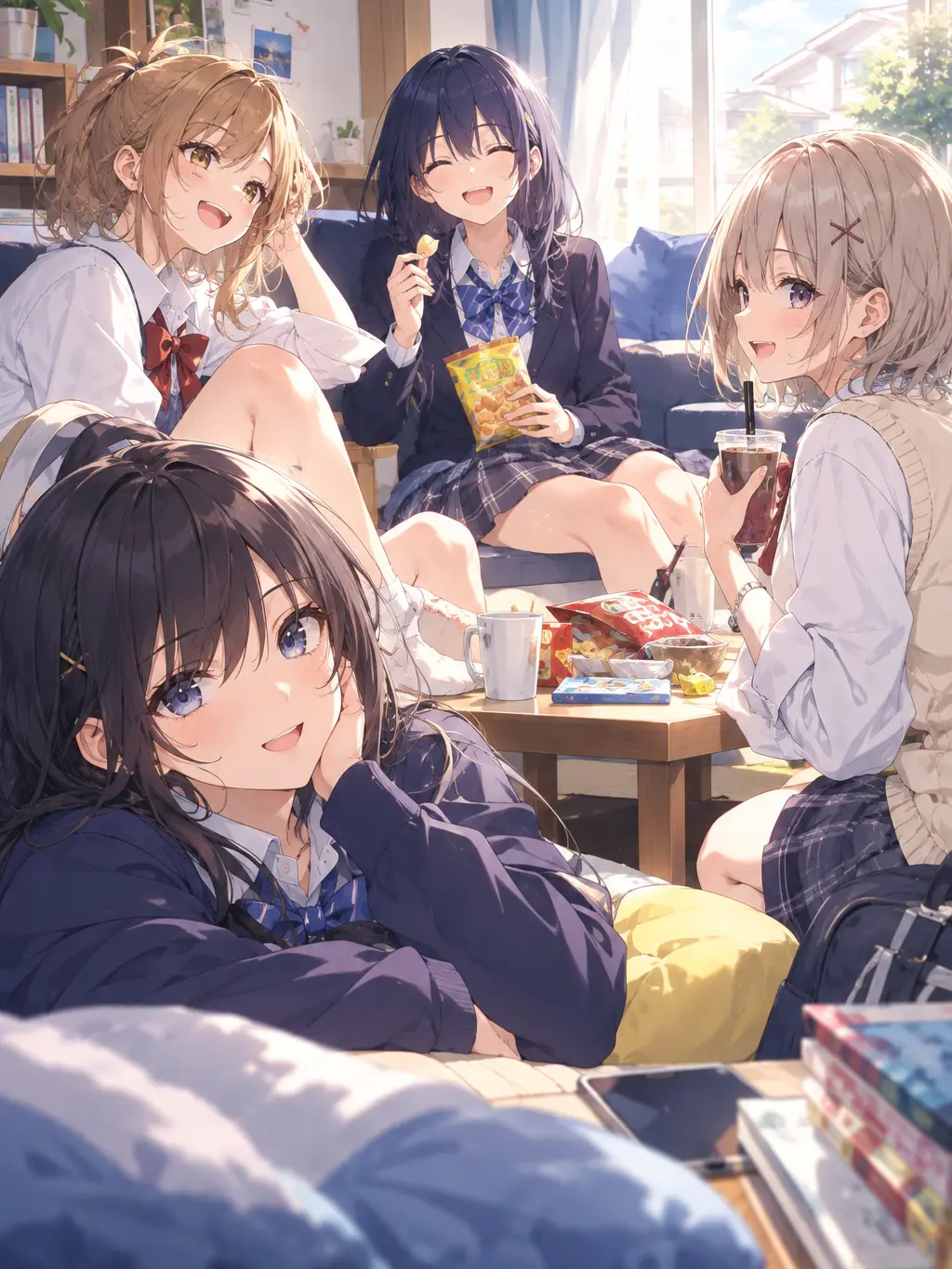 R_Kazane의 俺の家が女子の溜まり場になっている件