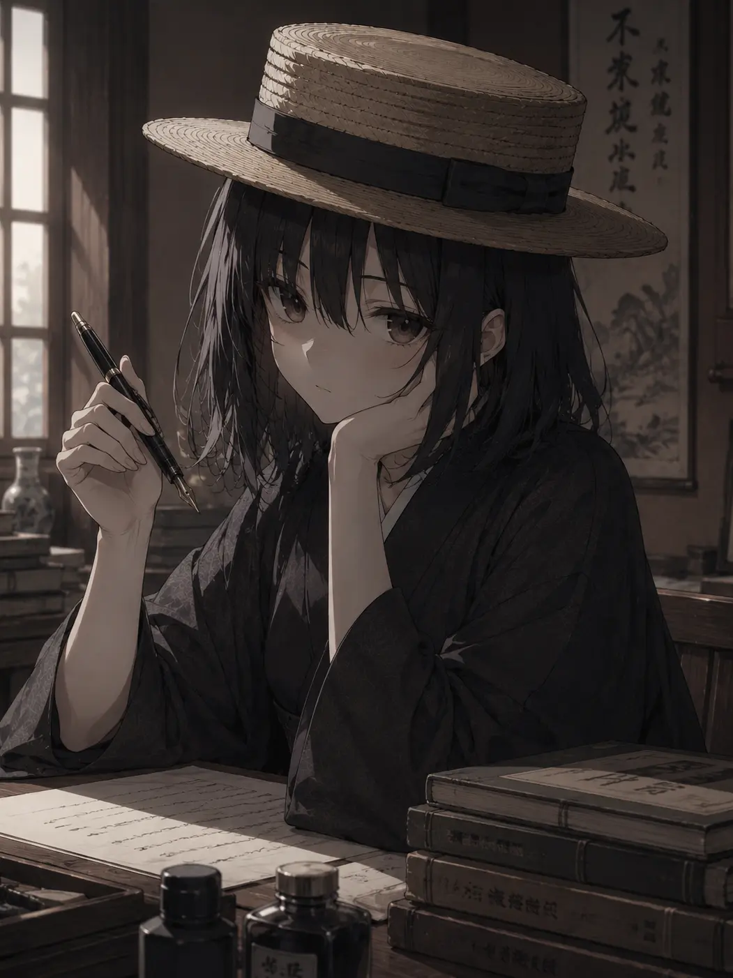 SlimySalt3157의 文豪みたいな少女と暮らす