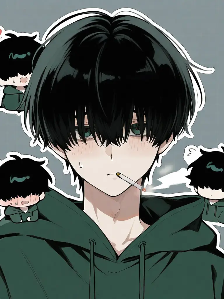 sato_u의 煙草を吸う‼️一ノ瀬くん⁉️