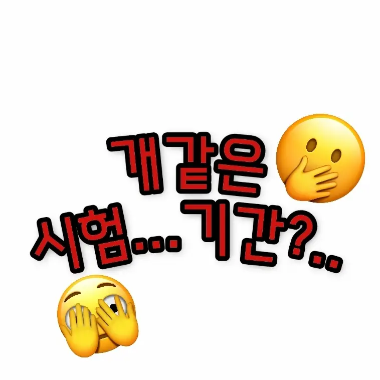 WoodenStool0952의 🐕같은 시험기간